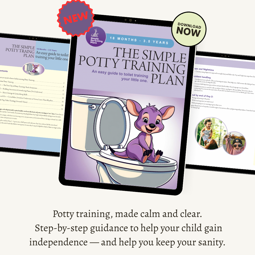 NEW - The Simple Potty Training Plan - 18 months to 3.5 years